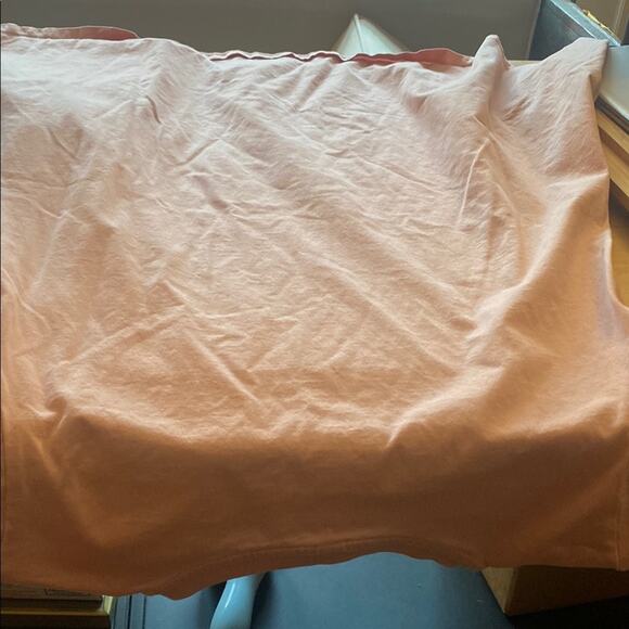 Uniqlo Pale Pink T-Shirt Dress W/Pockets - Picture 4 of 5